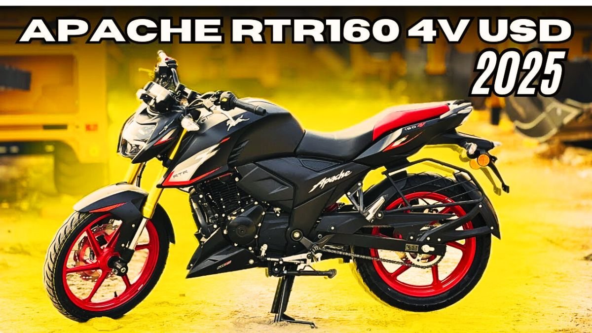 TVS Apache RTR 160 4V का नया अवतार लॉन्च दमदार फीचर्स और नए राइडिंग मोड्स के साथ, पल्सर को देगी सीधी टक्कर